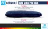Professional Slide/Stick Dual Sided Cornhole Bags (Set of 8) - Blue Line/Stripes 3